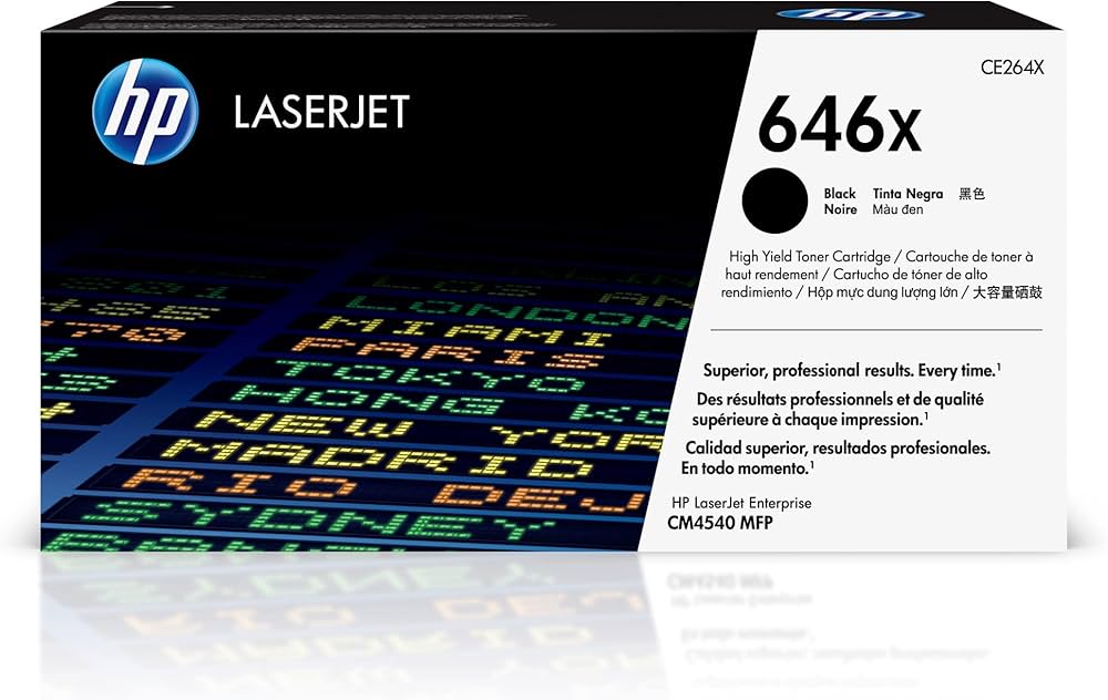 HP Toner Original Black 646X/CE264X LASER JET/ENTERPRISE