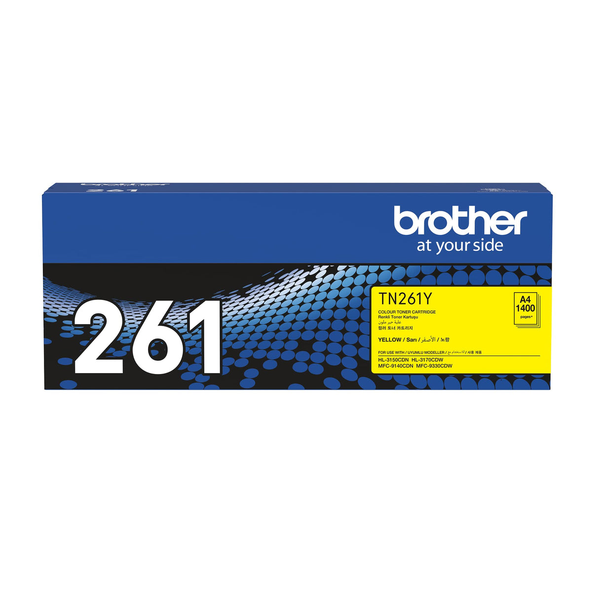 Brother Toner Original Yellow TN-261 HL-3150/3170/MFC-9140//9330CDW - S-Tech