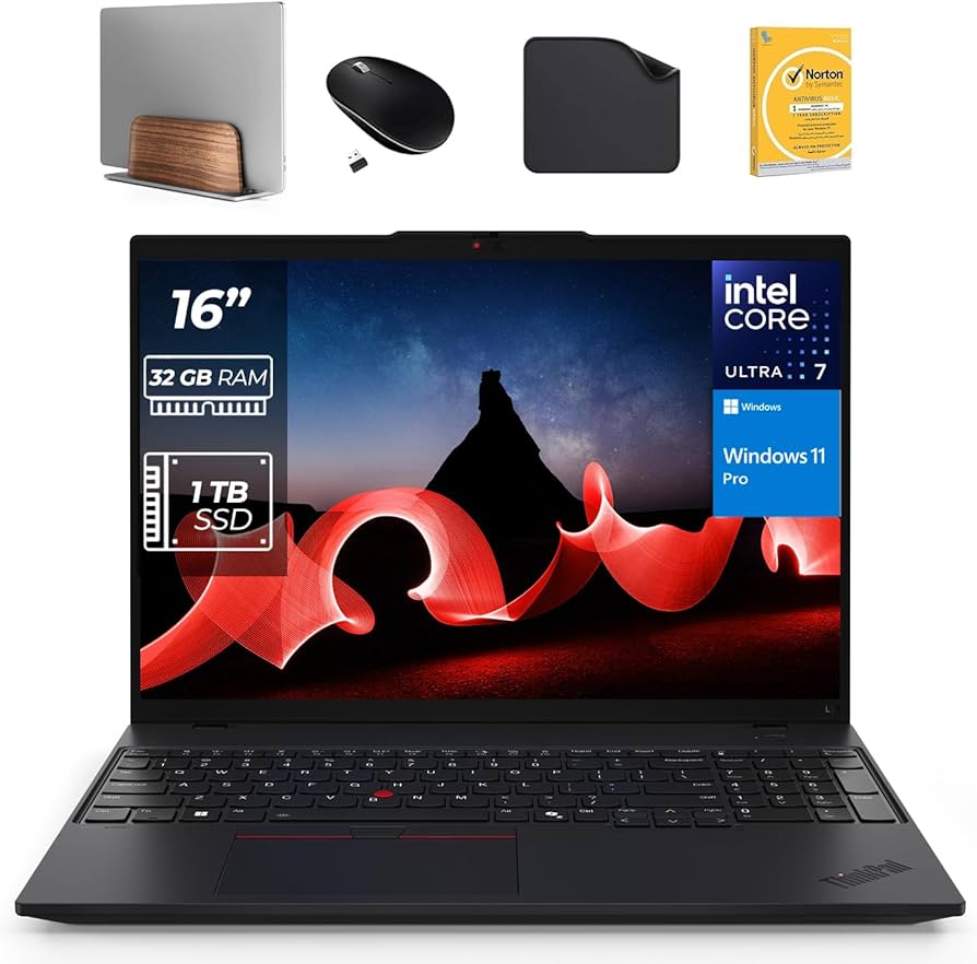 LENOVO ThinkPad L16 | 21SAS00000 | L16,U7-255U,16GB DDR5, 1 tb SSD M.2 2280 NVMe G4,Integrated,Win 11 Pro 64,16." in,3Y Carry-in,