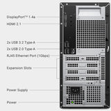 Dell Tower ECT1250 | Intel Core i5-14400 | 8GB DDR5 | 512GB NVMe SSD | Wi-Fi 6 | Bluetooth | Ubuntu | Keyboard & Mouse