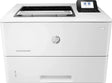 HP LaserJet Enterprise M507 monochrome laser printer with touchscreen display and paper output tray