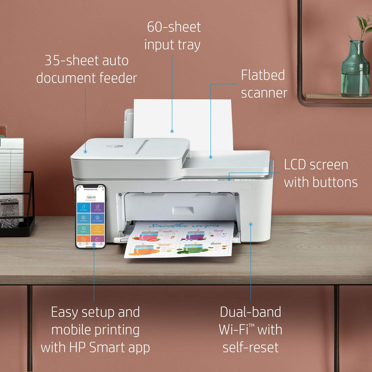 طابعة HP AIO DeskJet Plus 4120 / 3XV14B)ink 305