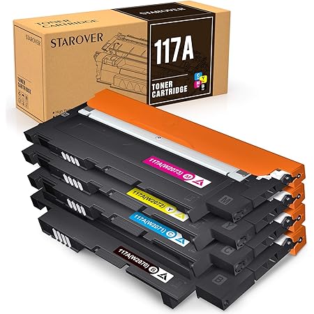 مجموعة حبر HP S-TECH 117A (W2070A W2071A W2072A W2073A) متعددة الوظائف 150anw، 178nw، 179fwg، 179fnw
