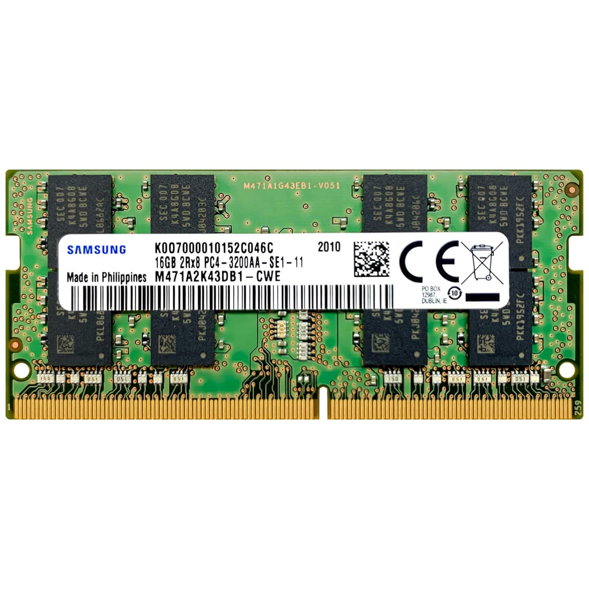 ذاكرة الوصول العشوائية سامسونج DDR4 سعة 16 جيجابايت