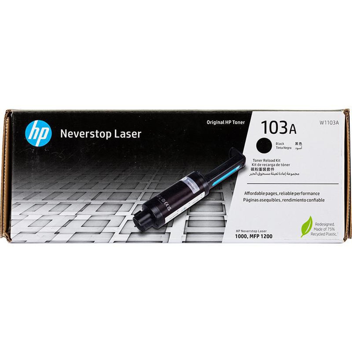 HP Toner Original Black 103A/W1103 NEVERSTOP 1000/1200