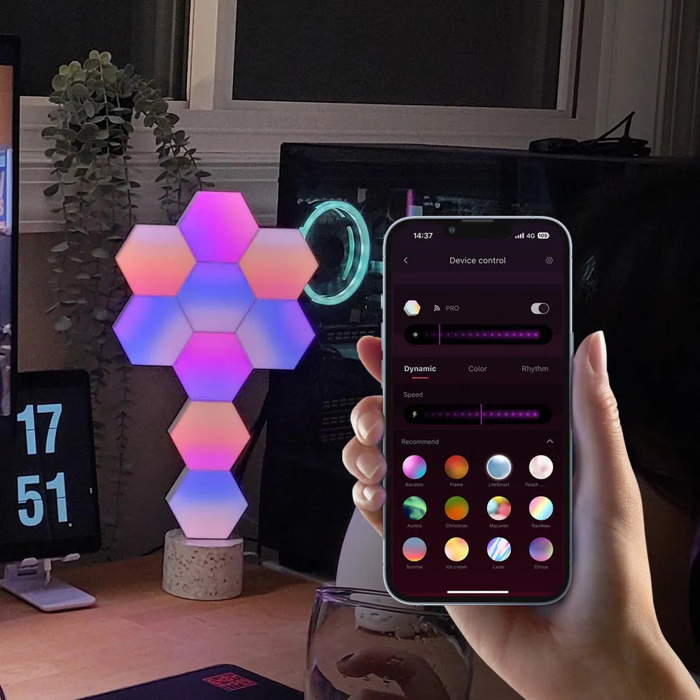 Cololight Pro Hexagon Light - 9 Pcs LifeSmart