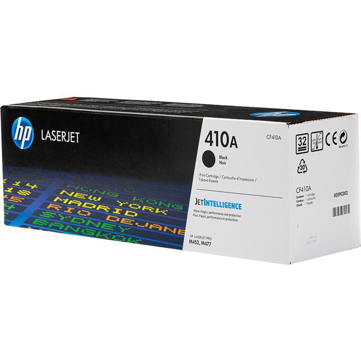 HP Toner Original 410A/CF410A Black M452/M477