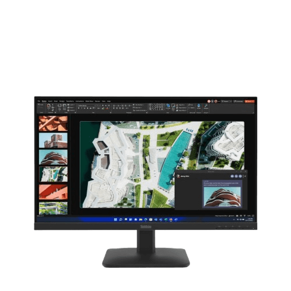 Lenovo ThinkVision Monitor | 64BEKAT1SD | S27-4e 27″ FHD IPS 100 Hz Display | VGA + HDMI | Black