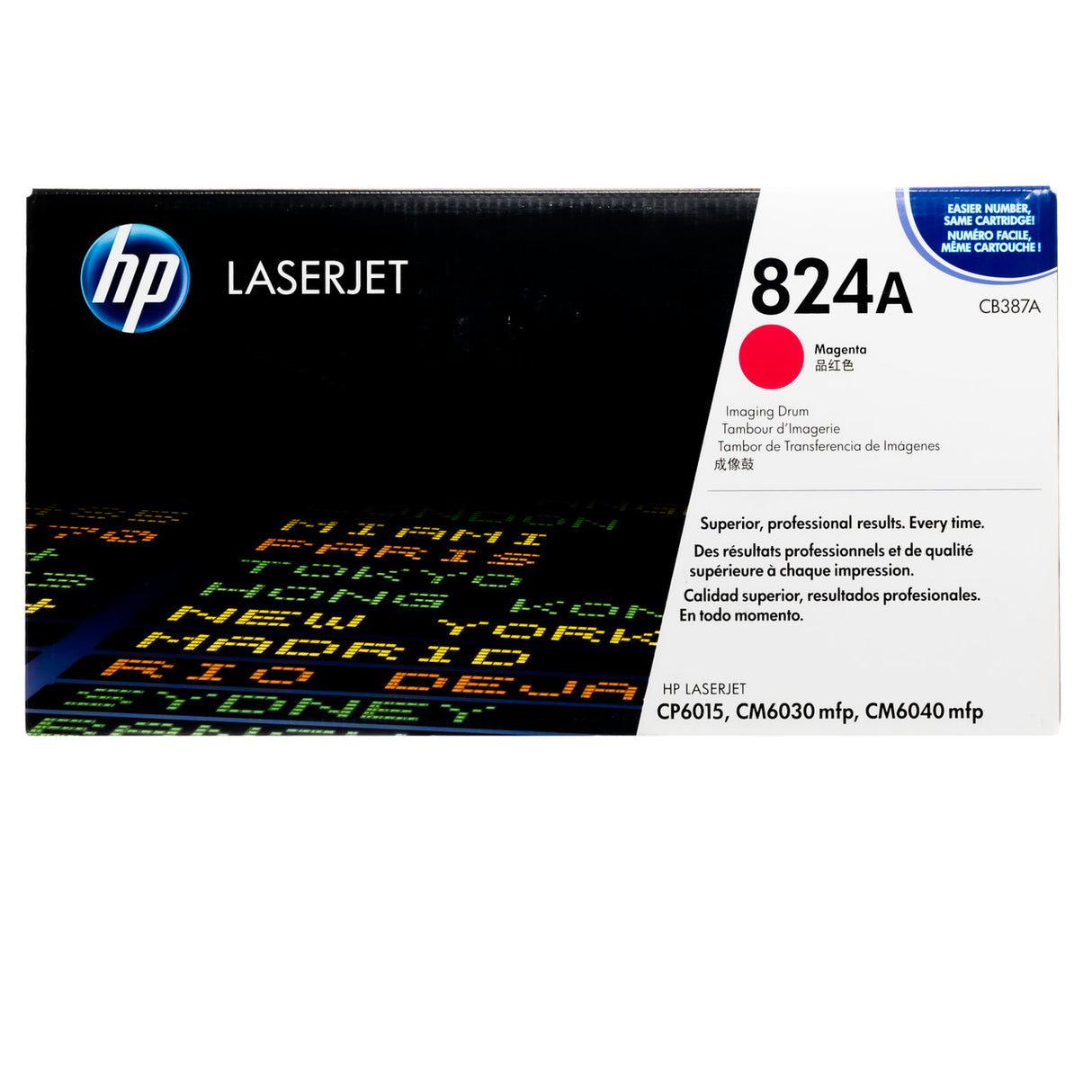 وحدة طبلة HP الأصلية باللون الأرجواني 824A/CB387A