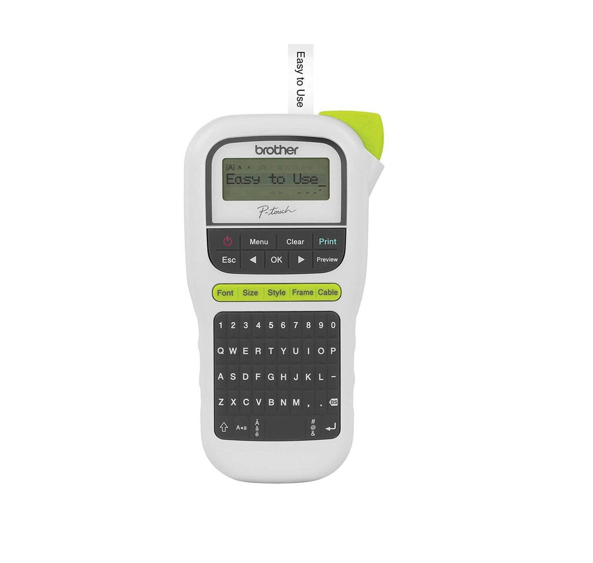 طابعة ملصقات Brother PT-H110 للمنزل والمكاتب الصغيرة