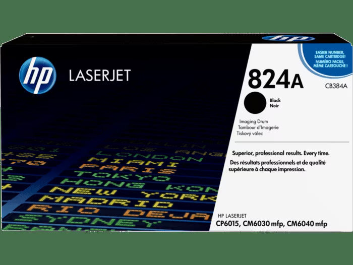 وحدة طبلة HP الأصلية باللون الأسود 824A/CB384A
