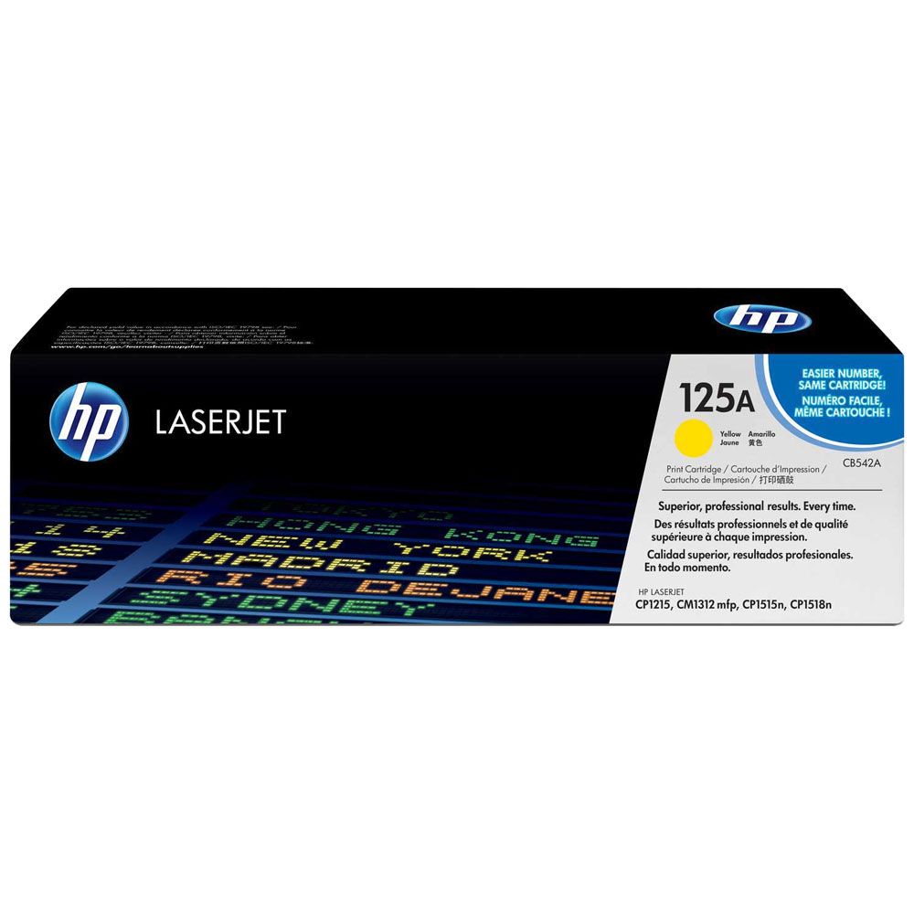HP Toner Original 125A/CB542A Yellow CP-1215/1515/CM1312