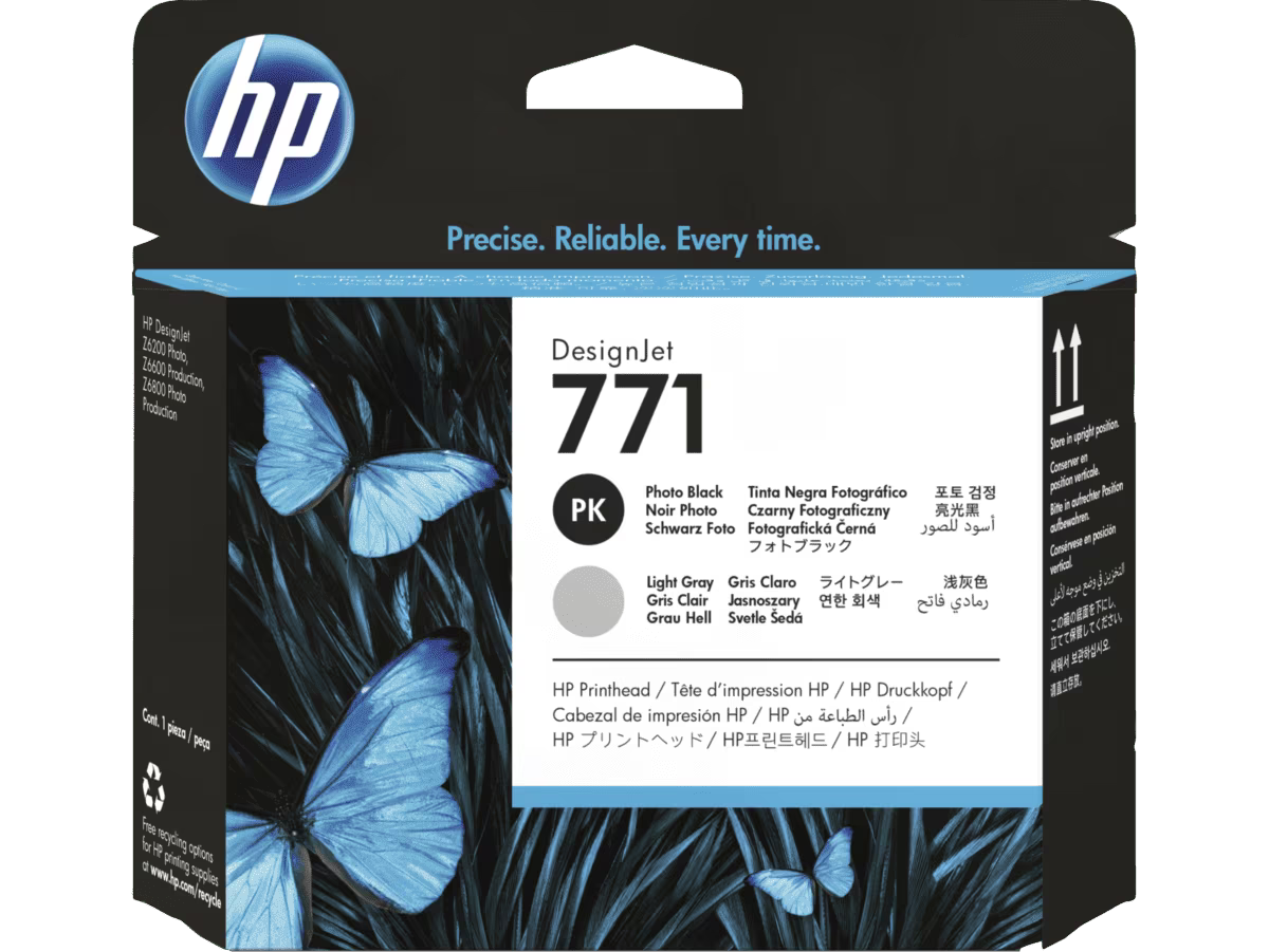 HP Printhead Photo Black / Light Gray 771/CE020A