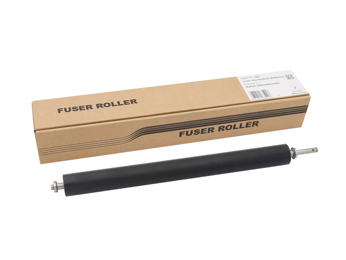 Konica Minolta Lower Fuser Roller W/Bearing CET211035-308e/368e/458e