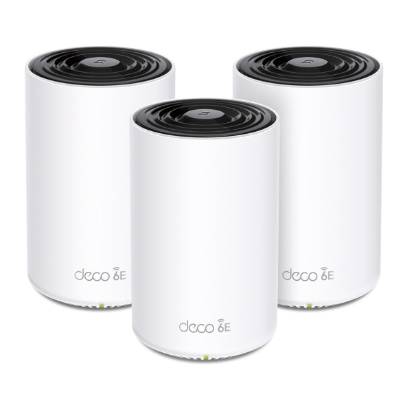 TP-Link DECO XE75(3-Pack) AXE5400 Whole Home Mesh Wi-Fi 6E System(Tri-Band)