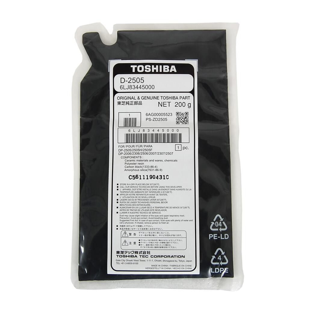 Toshiba DEVELOPER Original Black D-2505 2007/2507/2505/2506/2303/
