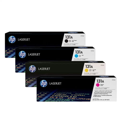 مجموعة حبر HP الأصلية متعددة الاستخدامات 131A (CF210A CF211A CF212A CF213A) PRO-200/M251/M276