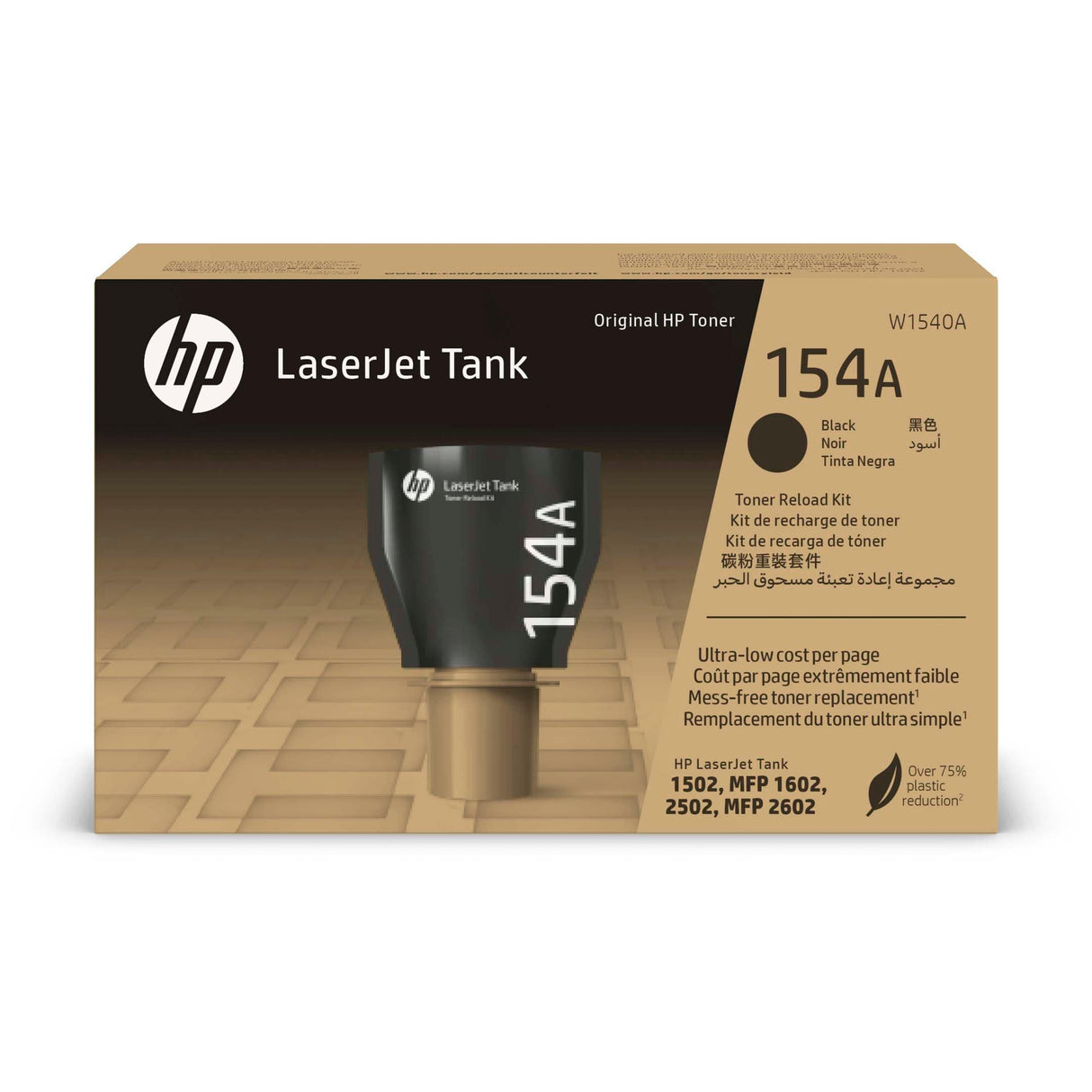 HP Toner Original Black 154A/W1540A LASER TANK 1502, MFP 1062/2502/2602
