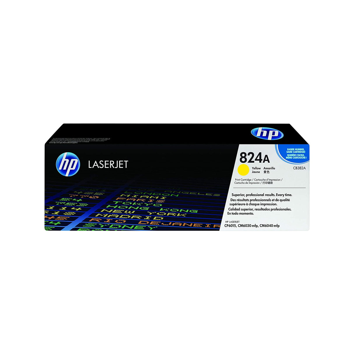 حبر HP الأصلي باللون الأصفر 824A/CB382A CP6015
