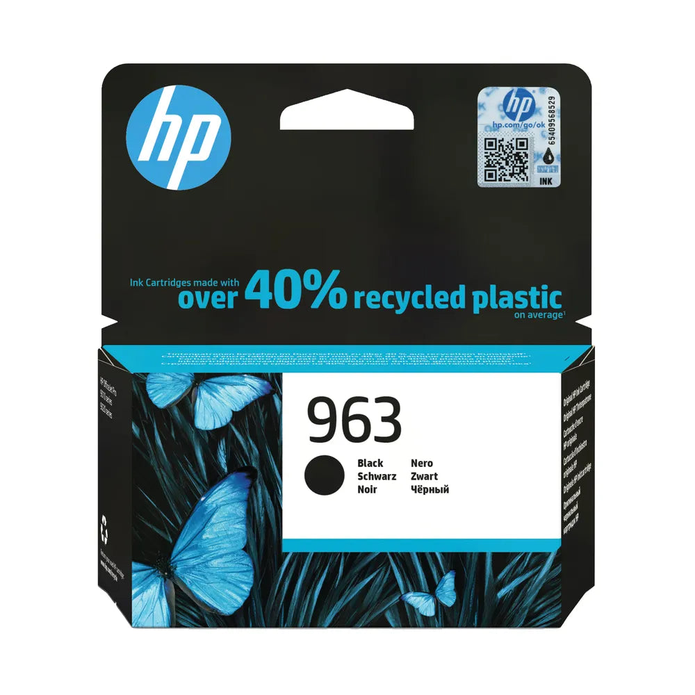 حبر HP الأصلي باللون الأسود 963/3JA26AE OFFICE JET PRO 9010