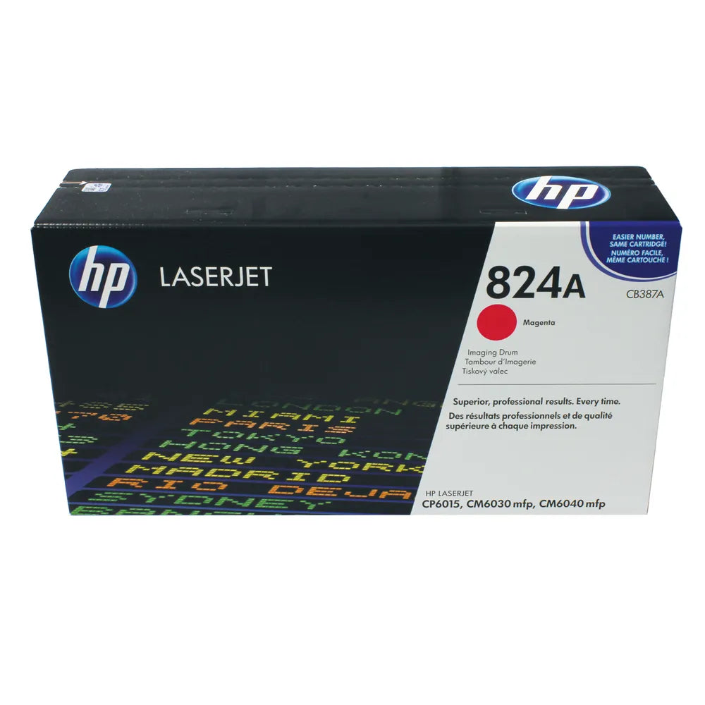 وحدة طبلة HP الأصلية باللون الأرجواني 824A/CB387A