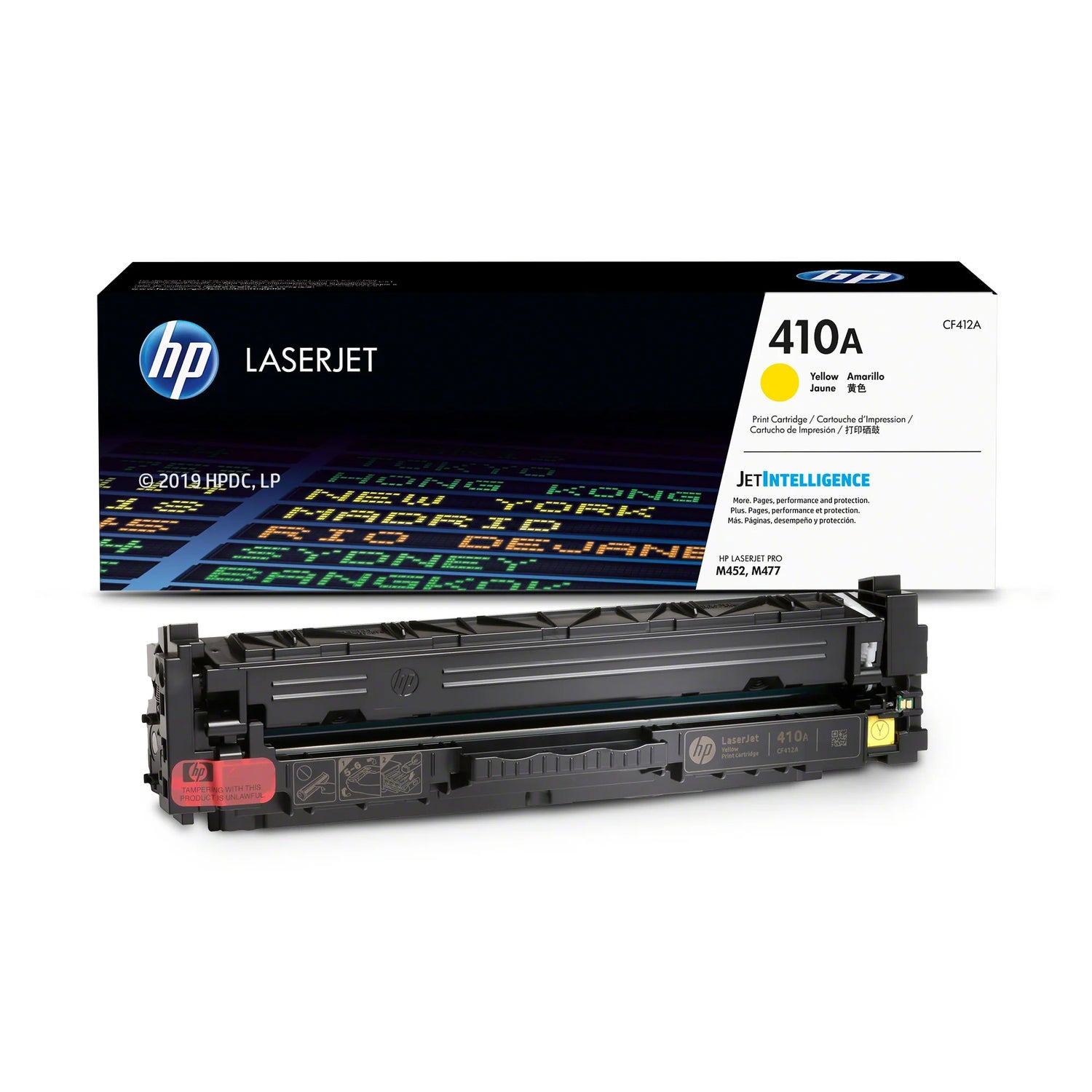 HP Toner Original 410A/CF412A Yellow  M452/M477 - S-Tech
