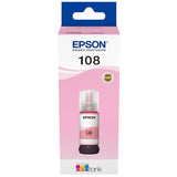 حبر إبسون الأصلي أرجواني فاتح 108 C13T09C64A 70 مل EcoTank L8050/L18050