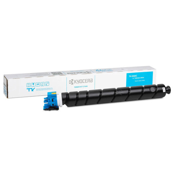 Kyocera Mita Toner Cartridge TK-8365C Cyan| Compatible with TASKalfa 2554ci | Yield: 12,000 Pages