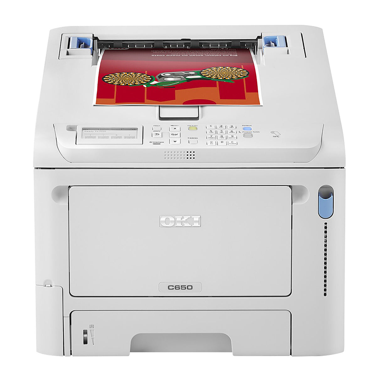 طابعة OKI الملونة C650dn (حتى 400 جرام من الورق)