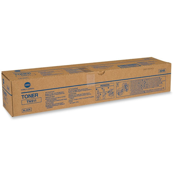 حبر كونيكا مينولتا الأصلي باللون الأسود TN-511 B360/420/500