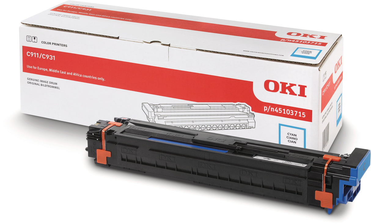OKI DRUM CART-CYAN-C911/931 45103715