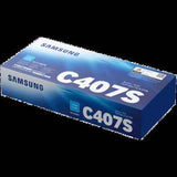 حبر سامسونج الأصلي سيان 407S CLP320/CLP325/CLX3180/CLX3185