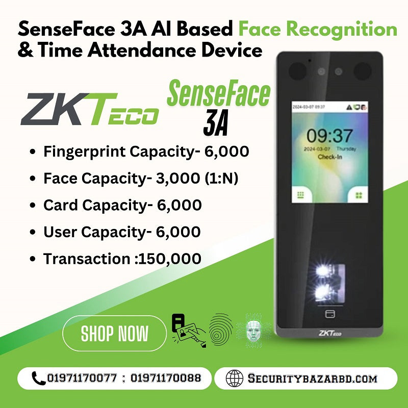 ZKT SENSEFACE 3A (without WIFI)
