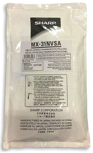 طابعة Sharp DEVELOPER الأصلية باللون الأسود MX-31NV MX-2600/3100/4101/4100/5000/5001
