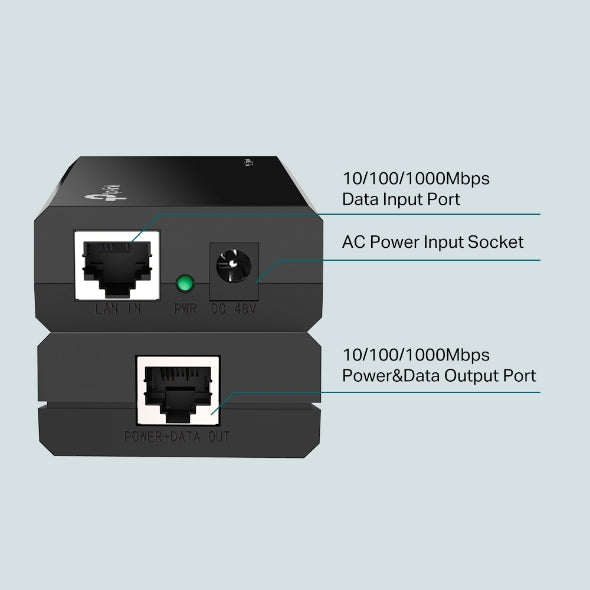 محول حاقن PoE TL-POE150S من TP-Link