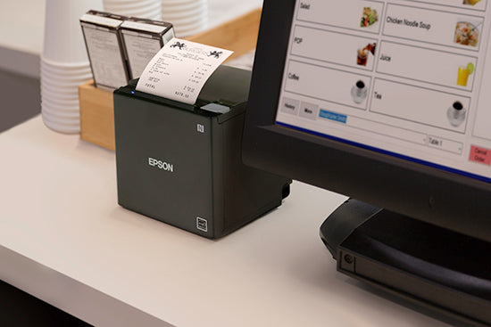 طابعة الإيصالات الحرارية من إبسون Tm-M30II قاطعة آلية/USB/إيثرنت