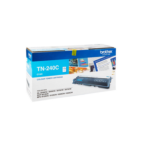 Brother Toner Original Cyan TN-240 DCP9010/HL3040/70/9120/9320 - S-Tech