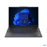 LENOVO ThinkPad E16 Gen1 | 21JN001NAD | Core i7 - 1355U - 16GB DDR4 - 512GB SSD - 16" WUXGA IPS - Intel lris Xe Graphics - Finger - No DVD+BAG - Dos - Black