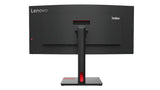 Lenovo ThinkVision | 63D4GAT1SD| T34w-30 34 inch Ultrawide QHD Curved Monitor (VA Panel, 60Hz, 4ms, HDMI, DP, USB-C, Ethernet, Phone Holder) - Tilt/Swivel/Lift Stand - S-Tech