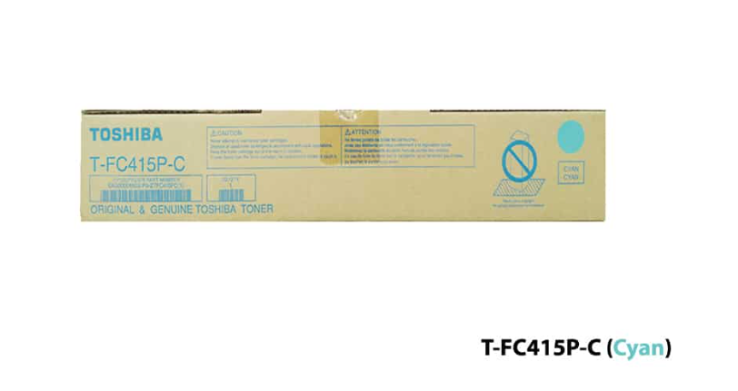 Toshiba Toner Original Cyan T-FC415P-C HIGH CAP 2515/2010AC/2510AC/3015/3515/4515/5015