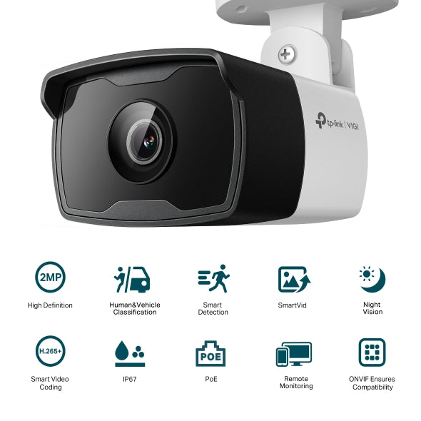 كاميرا شبكية خارجية TP-Link VIGI C320I(6mm) بدقة 2 ميجا بكسل