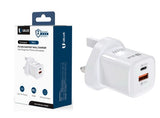 UBlue 33W Max, Ultra-Slim, PD 3.0,PPS,QC 3.0,V0 Fire-Retardant ABS+PC,Fast Charging(CH005)