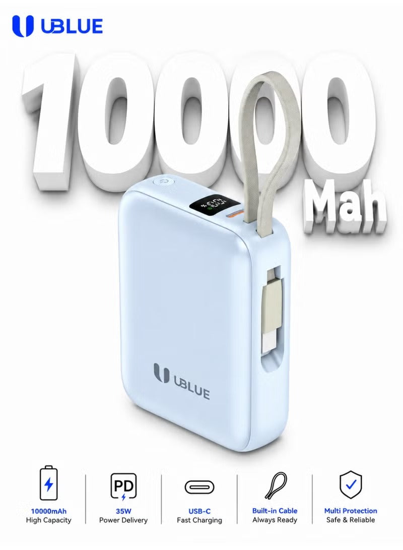 UBlue 35W Power Bank 10000mAh,Fast Charging(PB006-BLU)