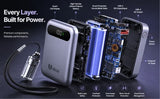 UBlue Mini Power Bank 10000mAh with BuiltIn USB-C Cable(PB003)