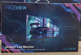 NEXVIEW 23.8 inch Gaming Monitor,CURVED,FHD,1920*1080,Frameless,165HZ fix stand,color box