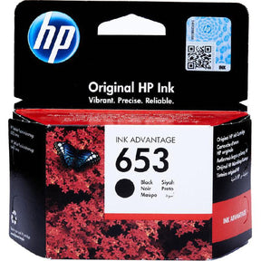 HP Ink Original Black 653/3YM75AE CARTRIDGE - S-Tech