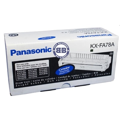 وحدة طبول باناسونيك الأصلية باللون الأسود KX-FA-78E