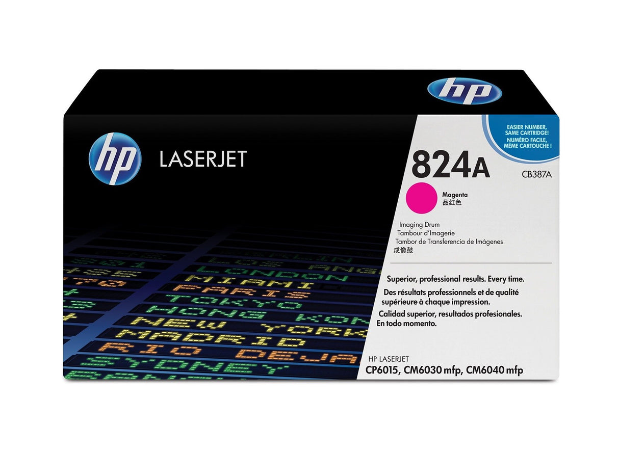 وحدة طبلة HP الأصلية باللون الأرجواني 824A/CB387A