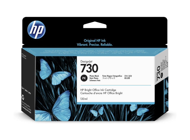 HP Ink Original Photo Black 730/P2V67A PLOTTER/T1700 130ML - S-Tech