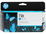HP Ink Original Cyan 738/498N5A-130ML PLOTTER-T850/T950